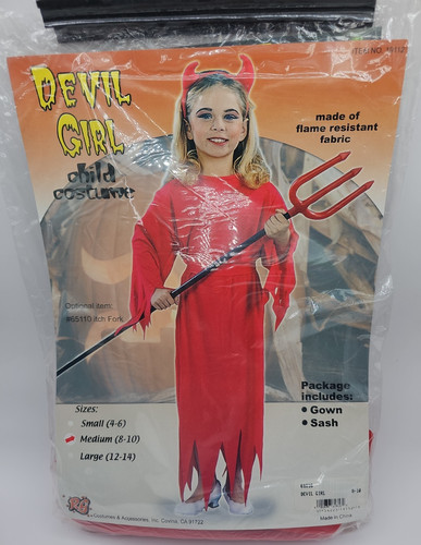 Costume bambina diavolo taglia
