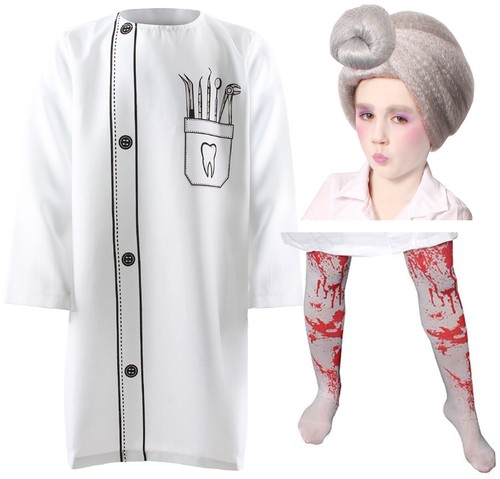 Costume parrucca collant - e,