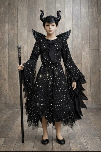 Costume malefica per bambina - per,