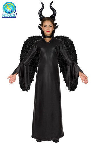 Costume malefica lusso bambina - costume,