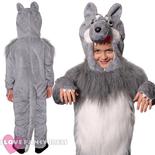 Costume lupo bambino animale - lupo,